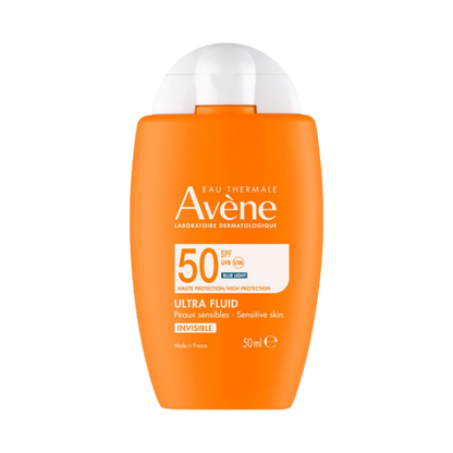 תחליב הגנה שקוף בעל SPF50 קליל במיוחד הנספג בקלות לעור הפנים 50 מ"ל | Avene