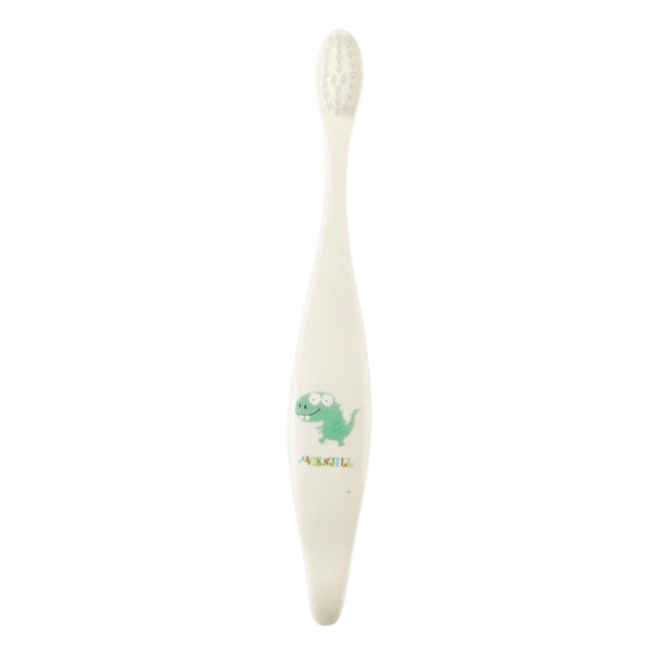 מברשת שיניים אקולוגית לתינוקות בעיצוב דינוזאור | Jack And Jill