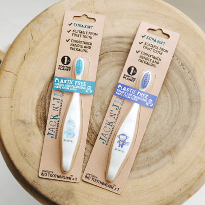 מברשת שיניים אקולוגית לתינוקות בעיצוב קוף | Jack And Jill