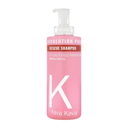 שמפו קרטין לשיער יבש או פגום מסדרת 'רסקיו' 1000 מ"ל | Kava Kava