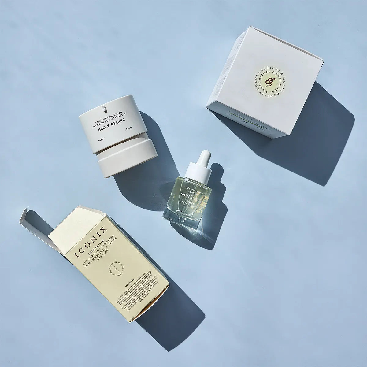 ערכת טיפוח בוקר דו-שלבית לזוהר מידי | 2 מוצרים | Iconix