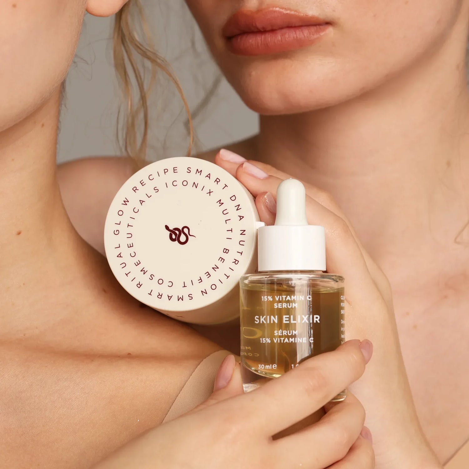 ערכת טיפוח בוקר דו-שלבית לזוהר מידי | 2 מוצרים | Iconix