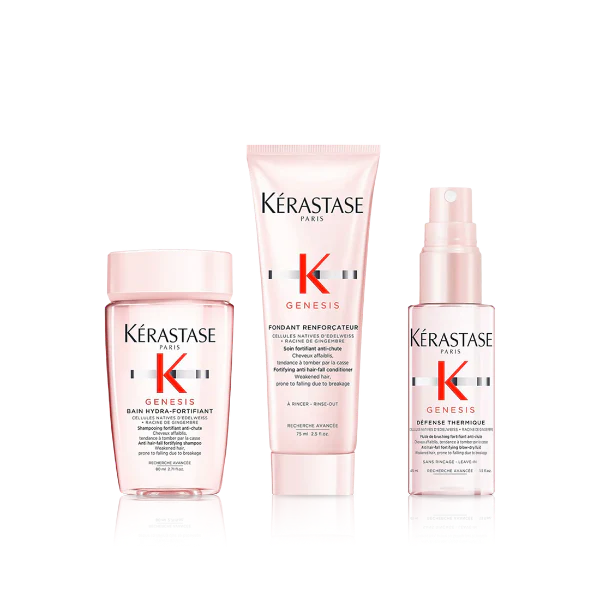 מארז מוצרים מוקטנים מסדרת ג'נסיס לחיזוק סיב השערה | Kerastase