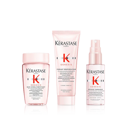 מארז מוצרים מוקטנים מסדרת ג'נסיס לחיזוק סיב השערה | Kerastase