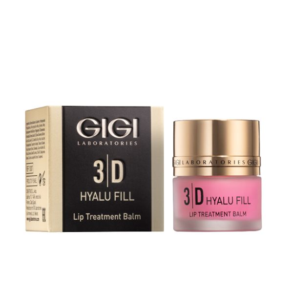 באלם לטיפוח השפתיים מסדרת 3D, מונע יובש ומגן מפני נשיקי קרינה | 20 מ"ל | Gigi