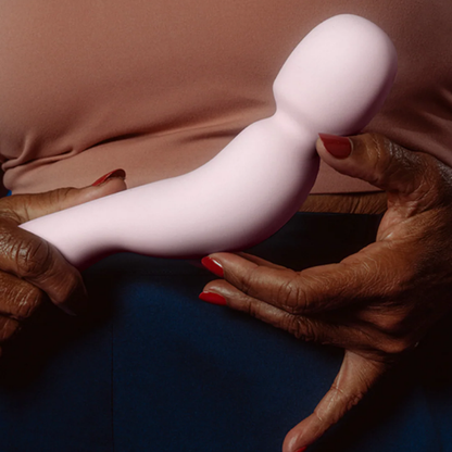 ויברטור שרביט Com בצבע ורוד עם ידית ארוכה - Dame