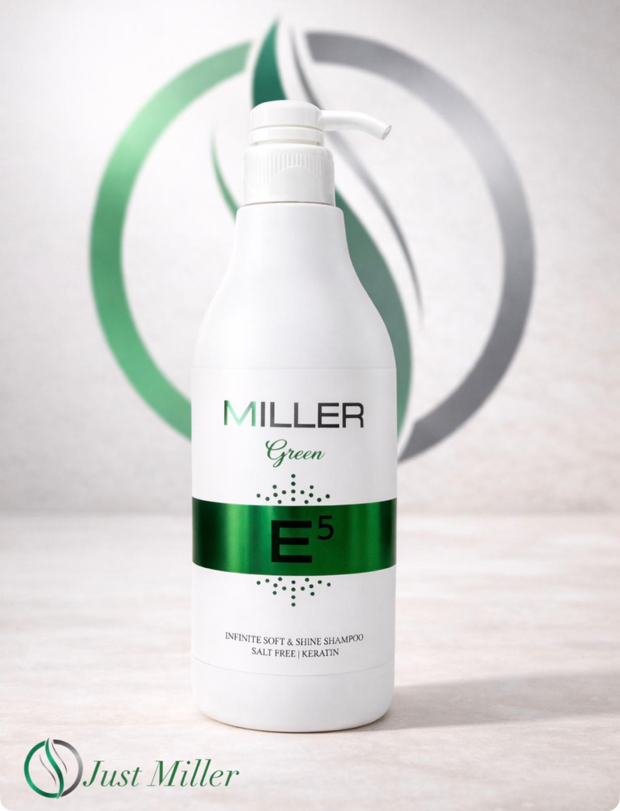 שמפו קרטין ללא מלחים לשיער יבש ופגום | 500 מ"ל | Miller