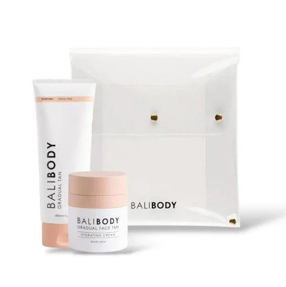 ערכת שיזוף הדרגתי לפנים ולגוף | 50 מ"ל + 200 מ"ל | Bali Body