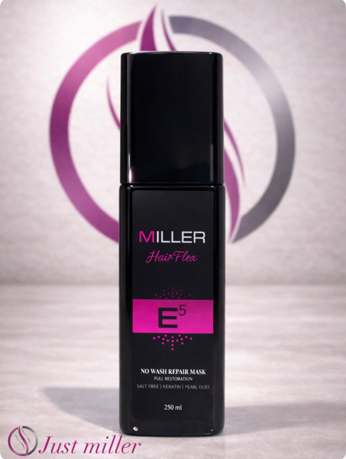 מסכה ללא שטיפה לריכוך והגמשת שיער מרדני | 250 מ"ל | Miller