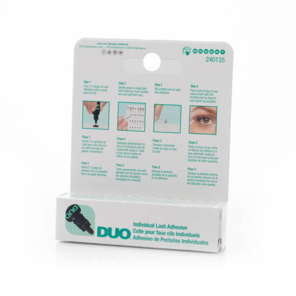 דבק טפטפת מקצועי להדבקת ריסים  DUO